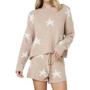 Nordstrom Beige Star Sweater